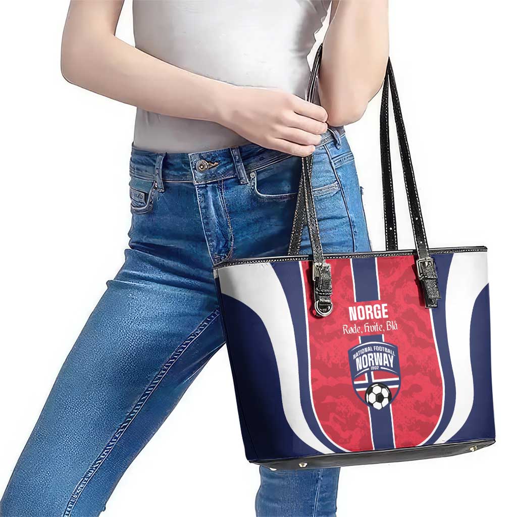 Norway Football Leather Tote Bag 2026 Come On Norge - Wonder Print Shop