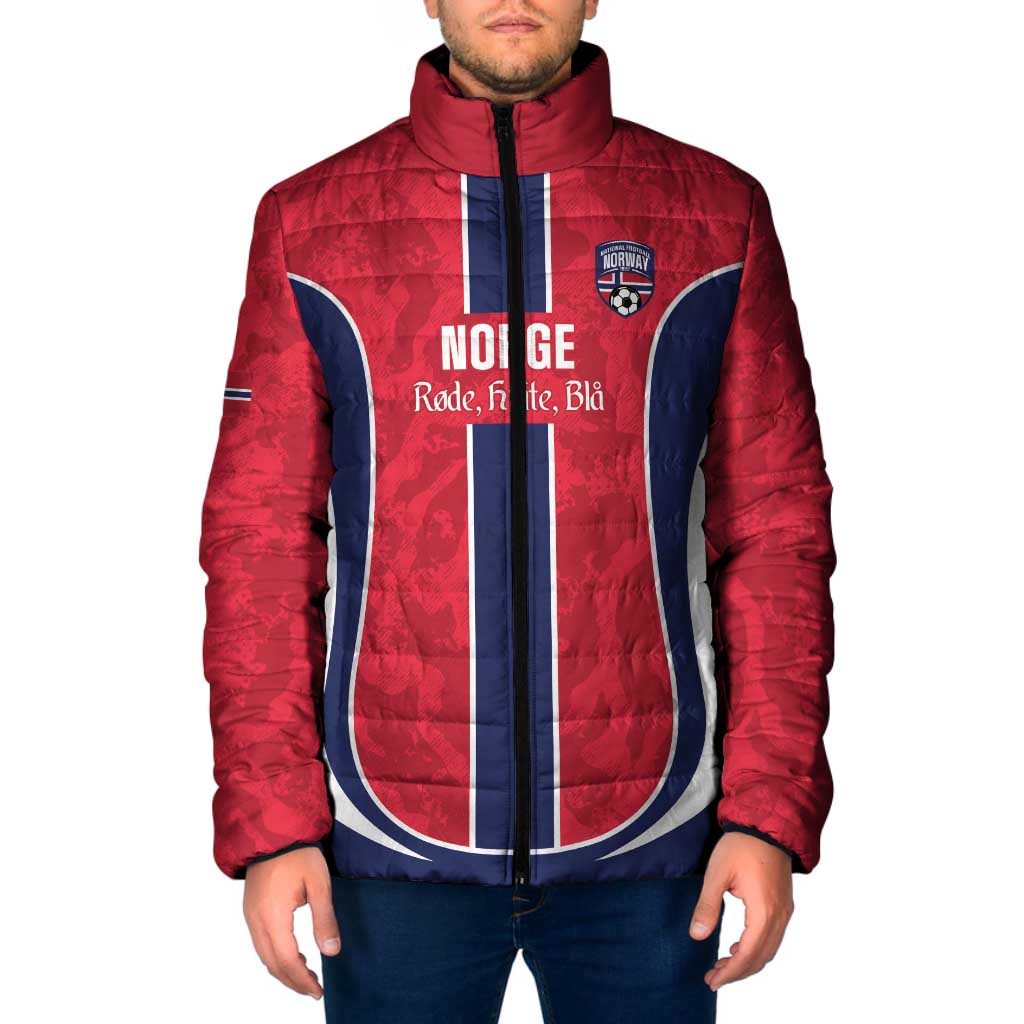Custom Norway Football Padded Jacket 2026 Come On Norge - Wonder Print Shop