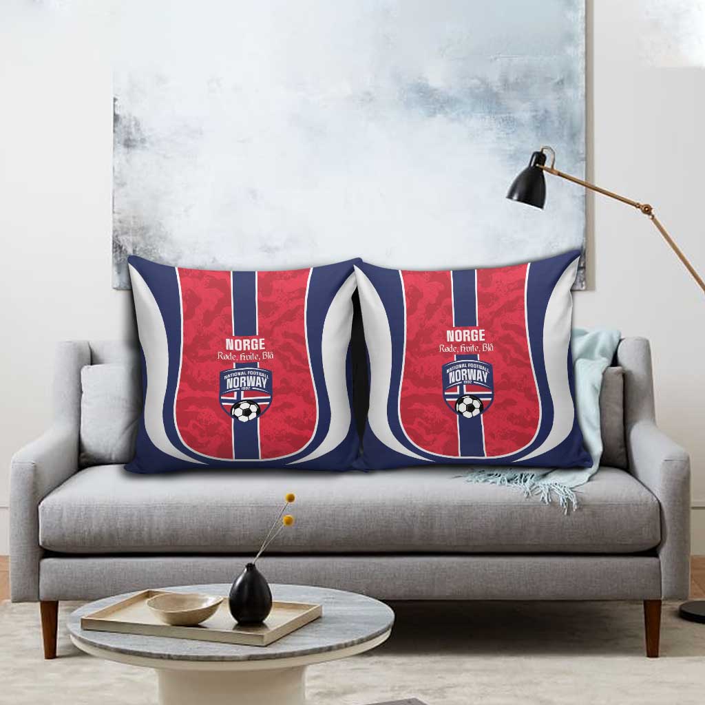Norway Football Pillow Cover 2026 Come On Norge - Wonder Print Shop