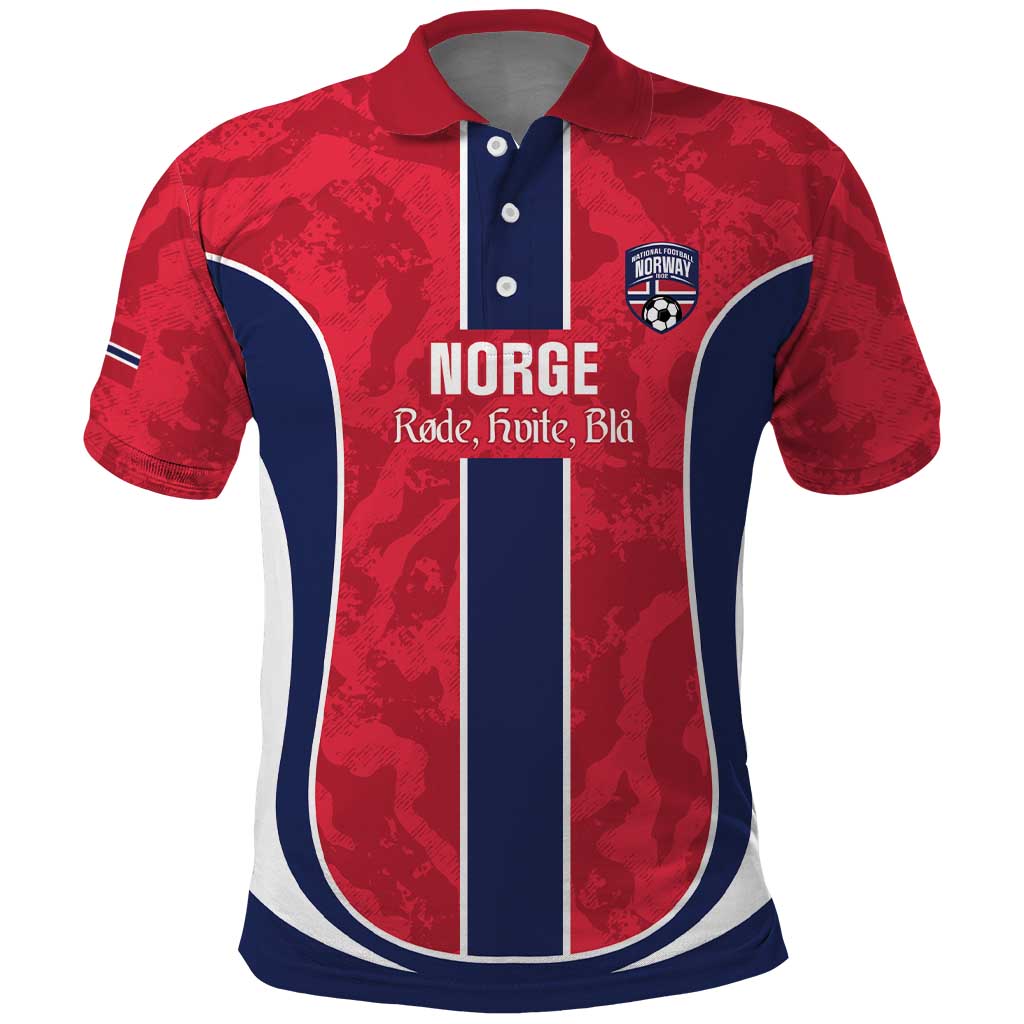 Custom Norway Football Polo Shirt 2026 Come On Norge - Wonder Print Shop