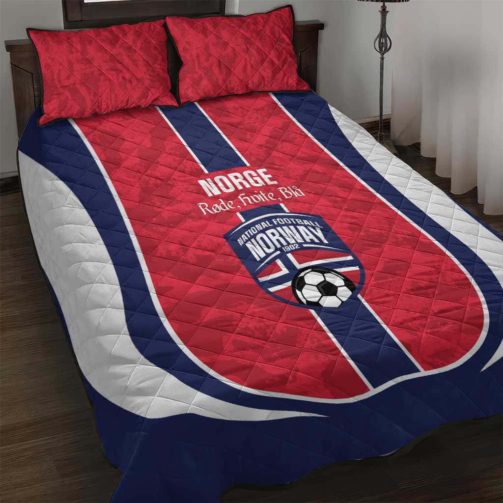 Norway Football Quilt Bed Set 2026 Come On Norge - Wonder Print Shop