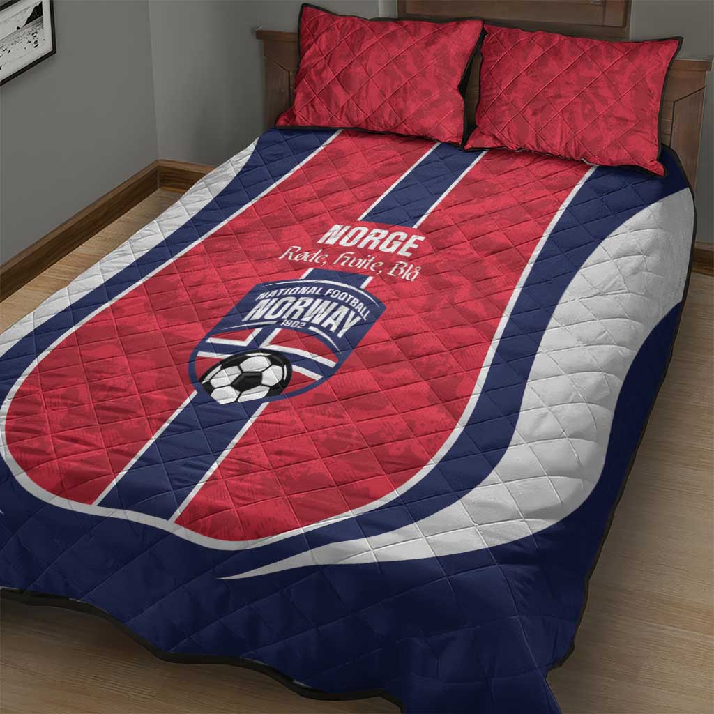 Norway Football Quilt Bed Set 2026 Come On Norge - Wonder Print Shop