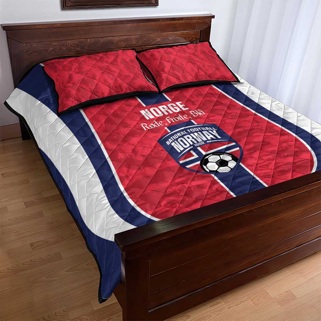 Norway Football Quilt Bed Set 2026 Come On Norge - Wonder Print Shop