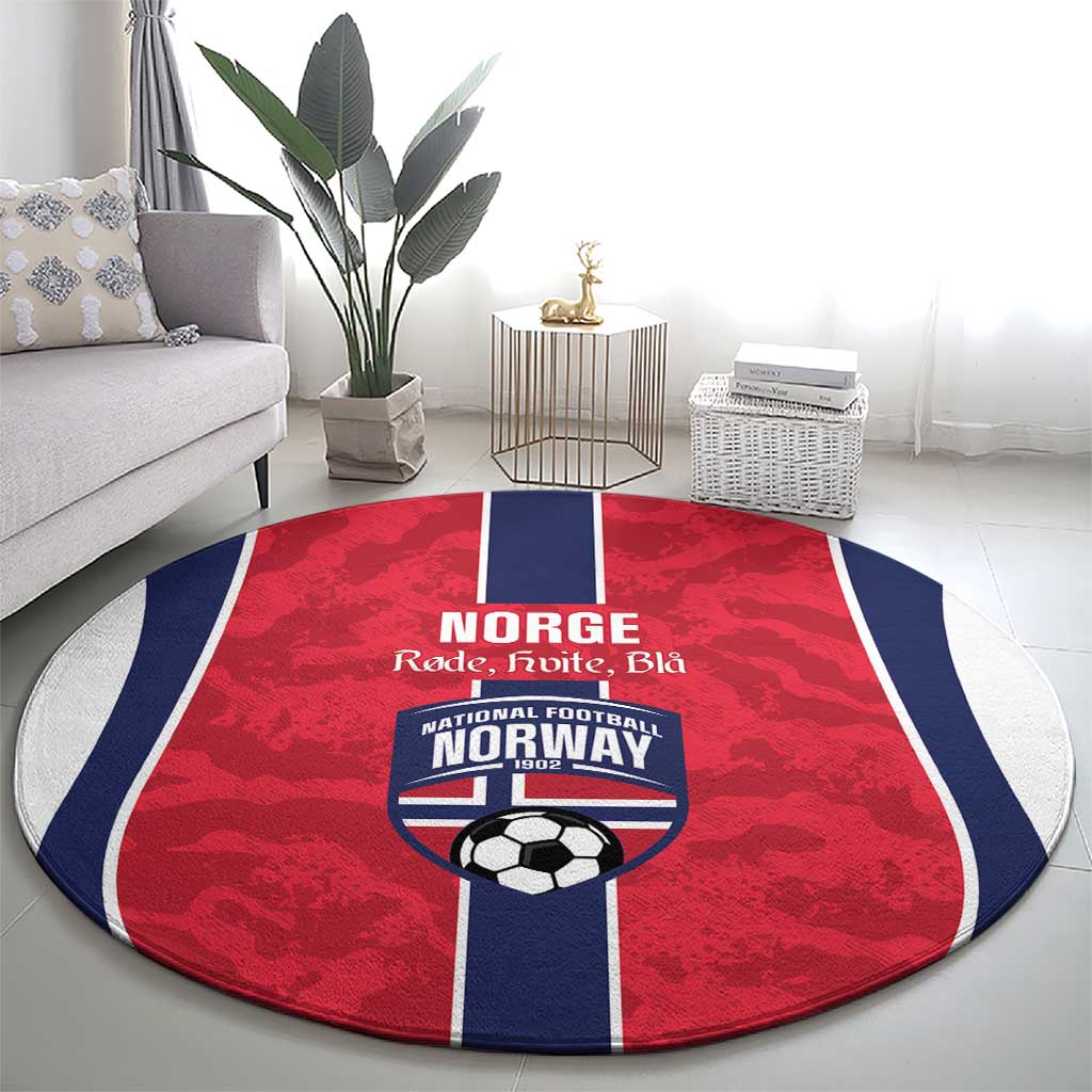 Norway Football Round Carpet 2026 Come On Norge - Wonder Print Shop