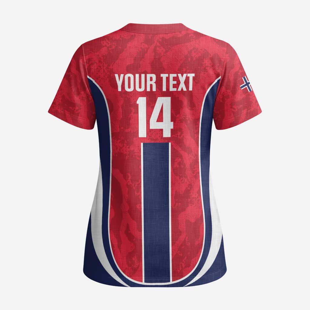 Custom Norway Football Scrub Top 2026 Come On Norge - Wonder Print Shop