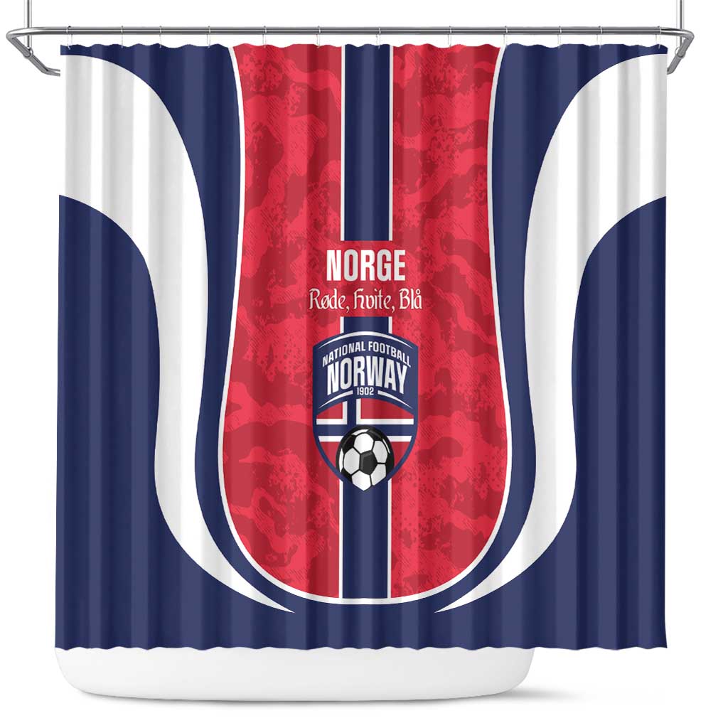 Norway Football Shower Curtain 2026 Come On Norge - Wonder Print Shop
