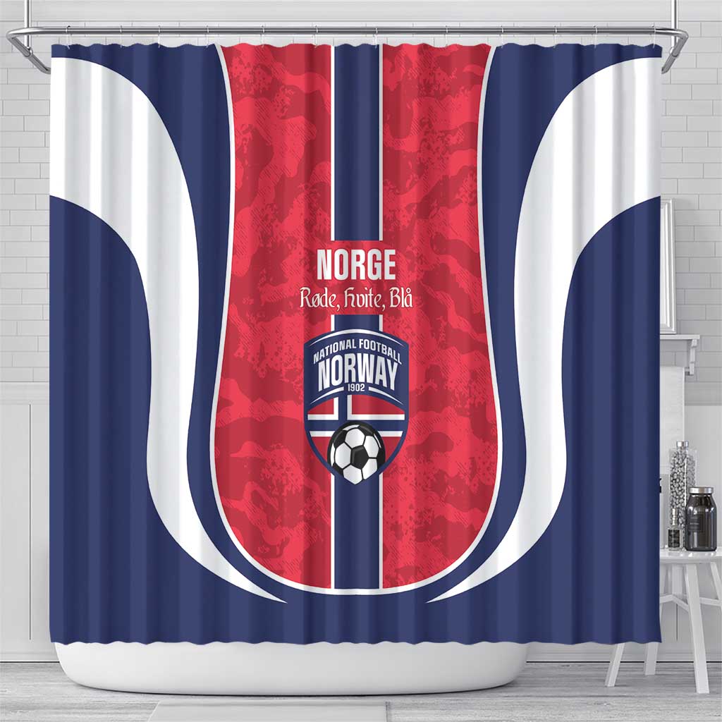 Norway Football Shower Curtain 2026 Come On Norge - Wonder Print Shop