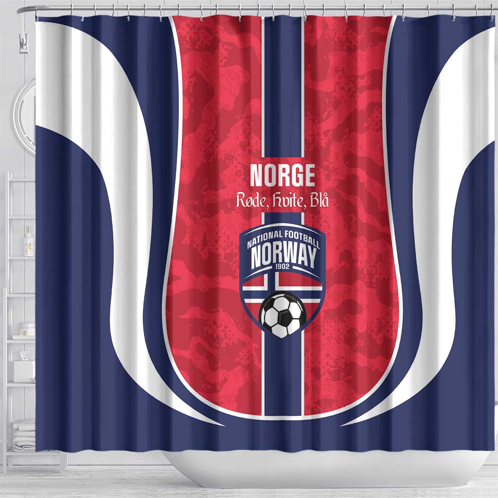 Norway Football Shower Curtain 2026 Come On Norge - Wonder Print Shop