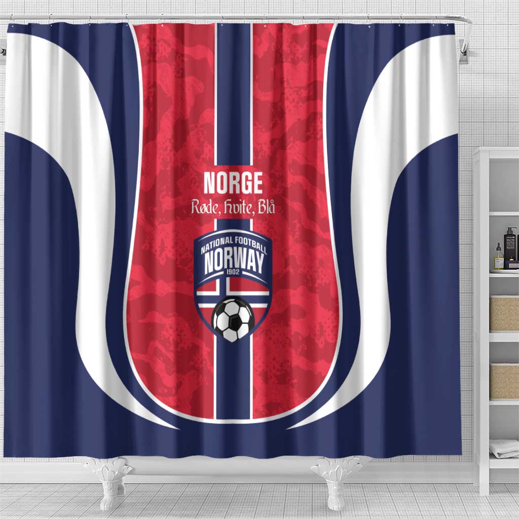 Norway Football Shower Curtain 2026 Come On Norge - Wonder Print Shop