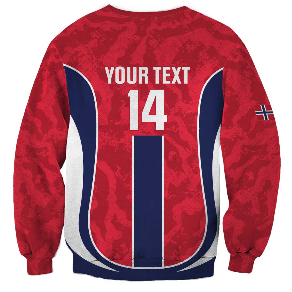 Custom Norway Football Sweatshirt 2026 Come On Norge - Wonder Print Shop