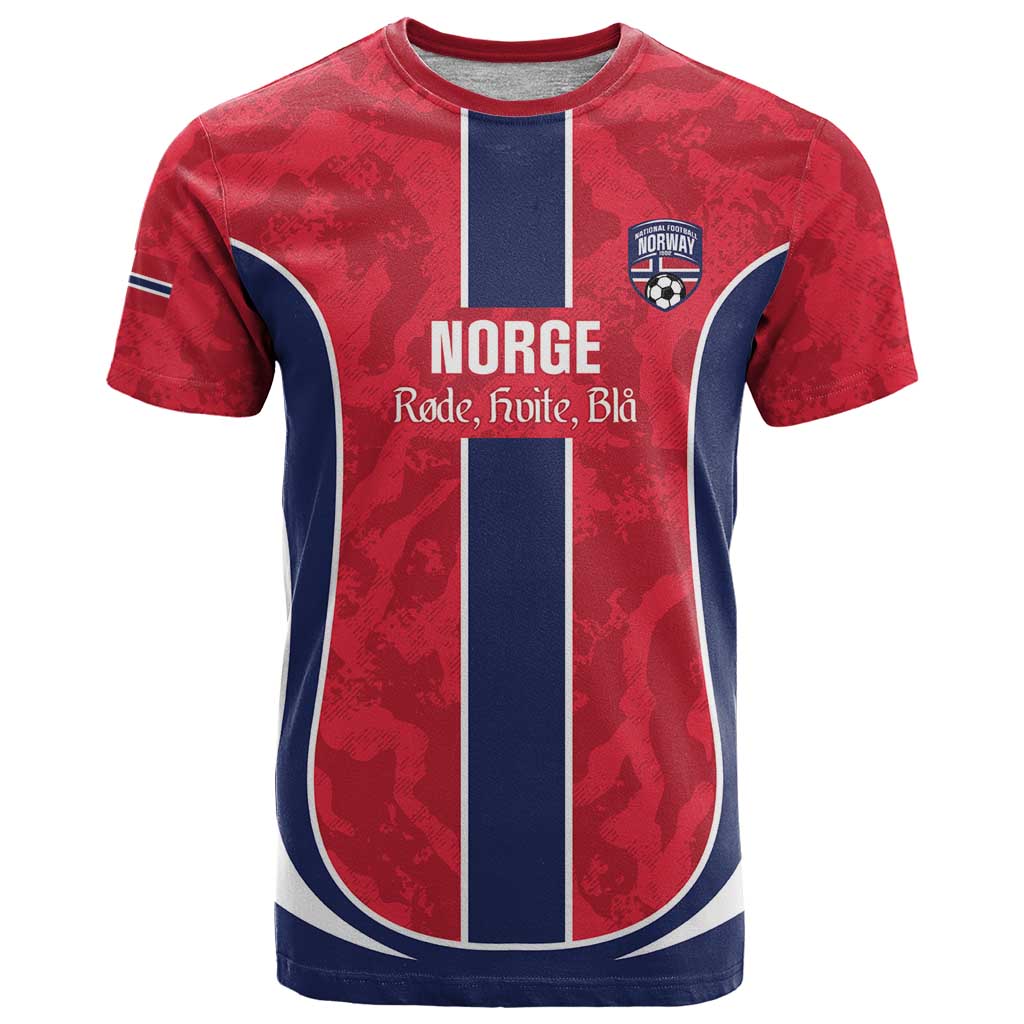 Custom Norway Football T Shirt 2026 Come On Norge - Wonder Print Shop