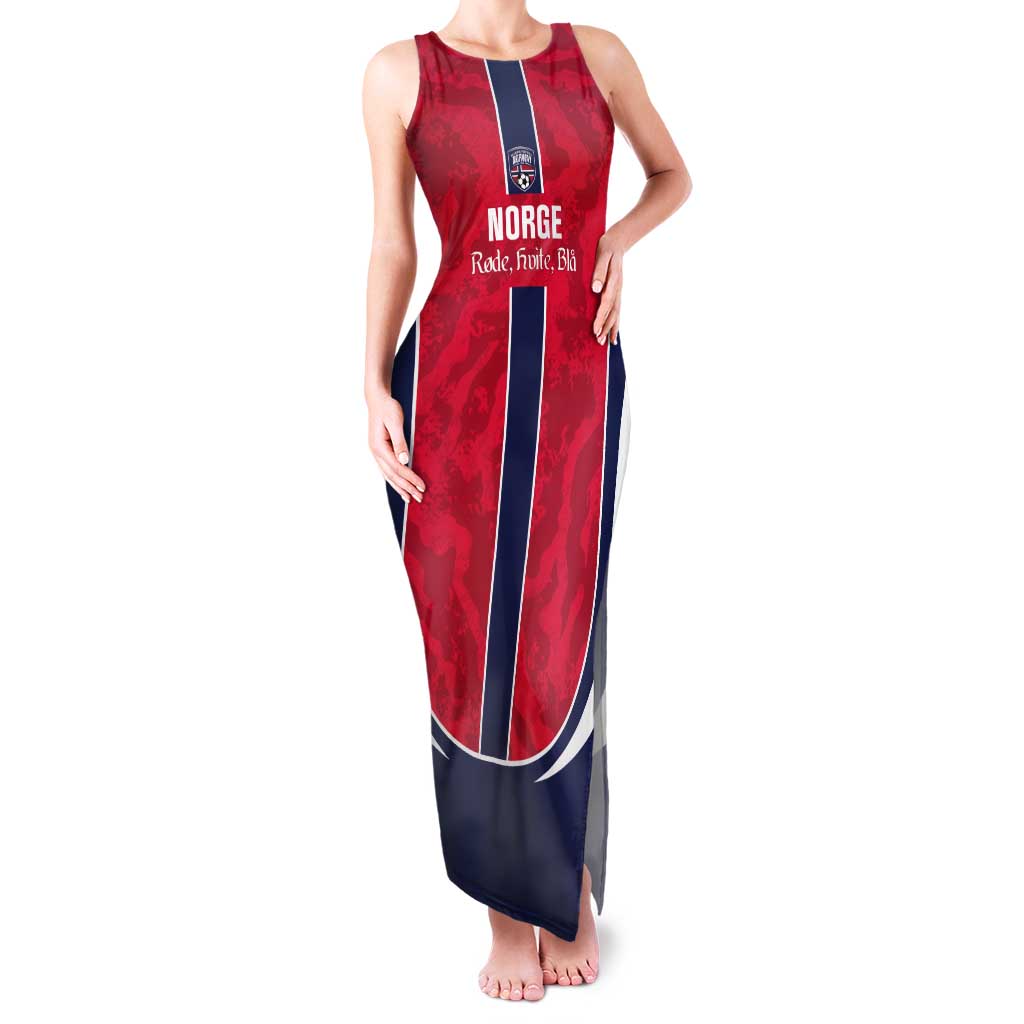 Custom Norway Football Tank Maxi Dress 2026 Come On Norge - Wonder Print Shop