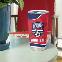 Custom Norway Football Tumbler Cup 2026 Come On Norge - Wonder Print Shop
