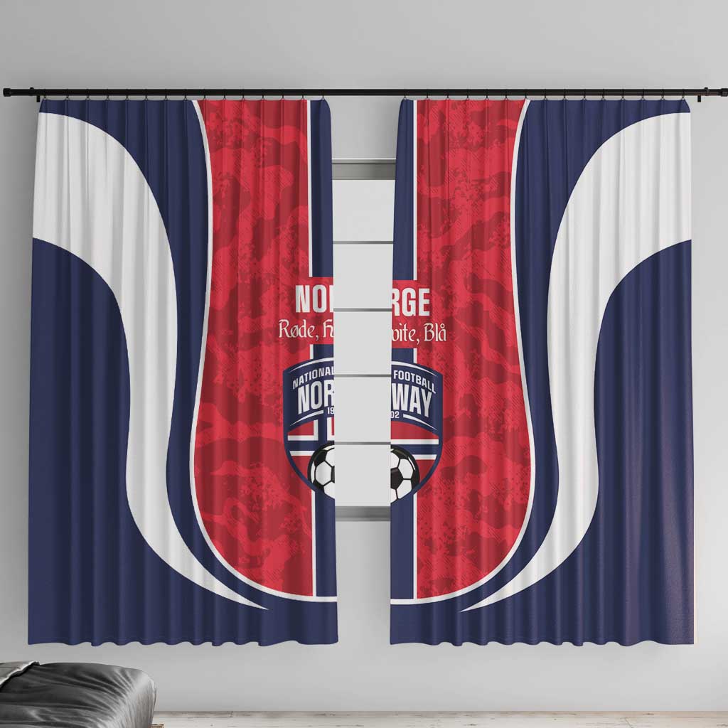Norway Football Window Curtain 2026 Come On Norge - Wonder Print Shop