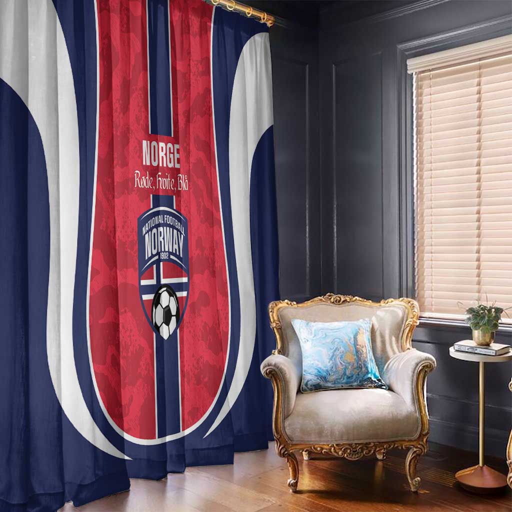 Norway Football Window Curtain 2026 Come On Norge - Wonder Print Shop