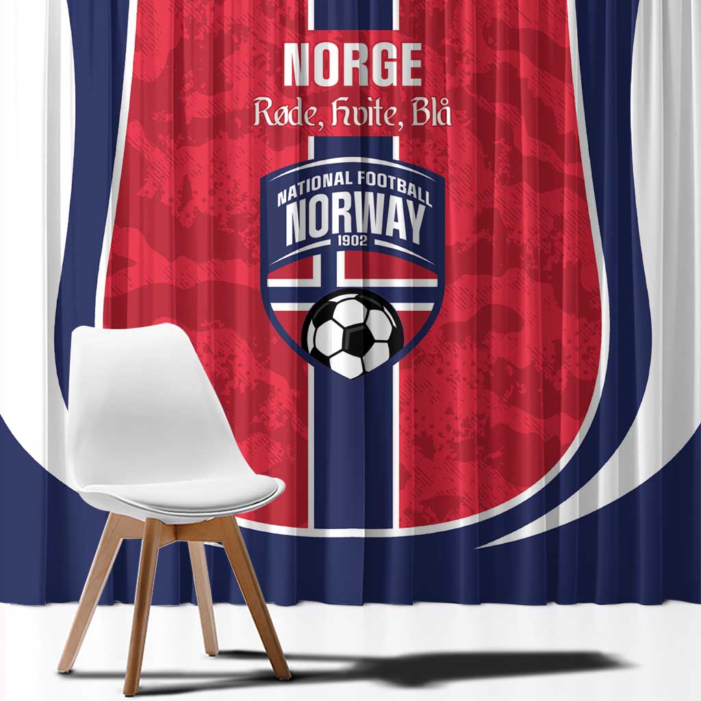 Norway Football Window Curtain 2026 Come On Norge - Wonder Print Shop