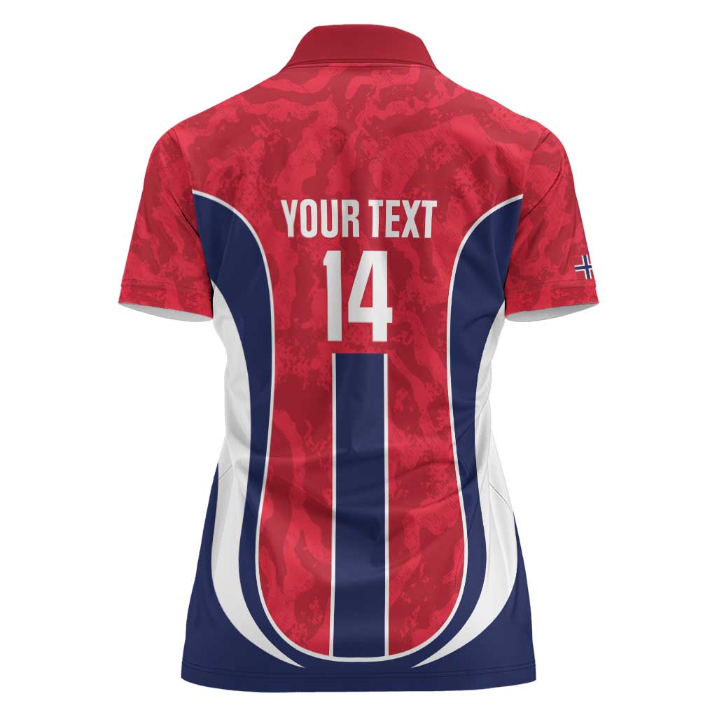 Custom Norway Football Women Polo Shirt 2026 Come On Norge - Wonder Print Shop