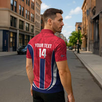 Custom Norway Football Zipper Polo Shirt 2026 Come On Norge - Wonder Print Shop