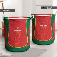 Custom Portugal Football Laundry Basket 2026 Come On Selecao das Quinas - Red - Wonder Print Shop