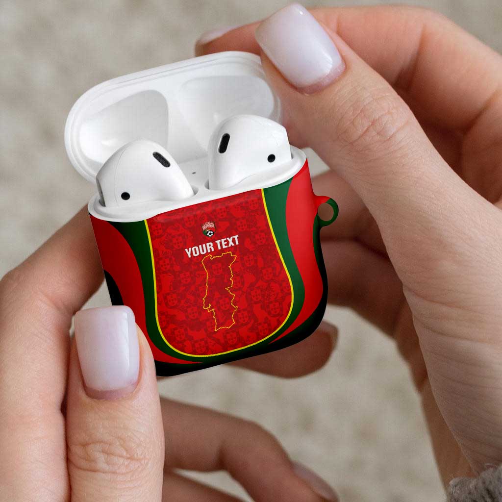 Custom Portugal Football AirPods Case 2026 Come On Selecao das Quinas - Red - Wonder Print Shop