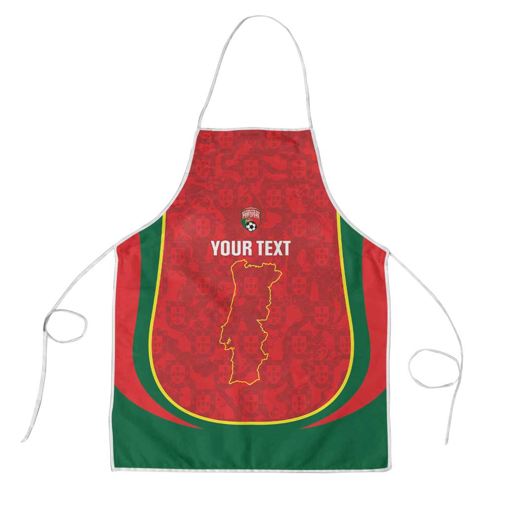 Custom Portugal Football Apron 2026 Come On Selecao das Quinas - Red - Wonder Print Shop