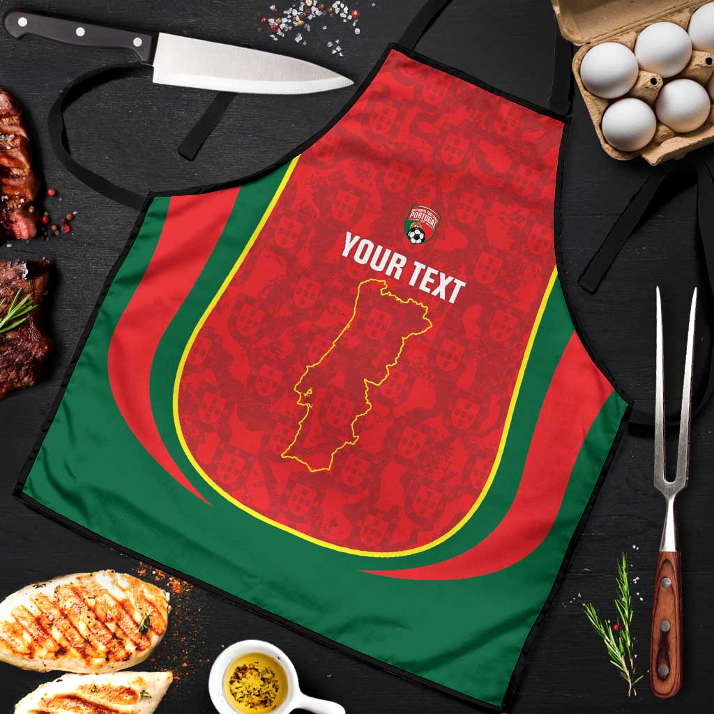 Custom Portugal Football Apron 2026 Come On Selecao das Quinas - Red - Wonder Print Shop