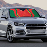 Custom Portugal Football Auto Sun Shade 2026 Come On Selecao das Quinas - Red - Wonder Print Shop