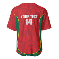 Custom Portugal Football Baseball Jersey 2026 Come On Selecao das Quinas - Red - Wonder Print Shop