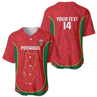 Custom Portugal Football Baseball Jersey 2026 Come On Selecao das Quinas - Red - Wonder Print Shop