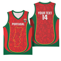 Custom Portugal Football Basketball Jersey 2026 Come On Selecao das Quinas - Red - Wonder Print Shop