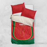 Custom Portugal Football Bedding Set 2026 Come On Selecao das Quinas - Red - Wonder Print Shop