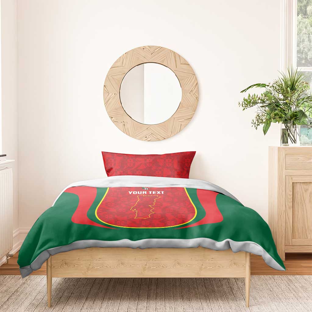 Custom Portugal Football Bedding Set 2026 Come On Selecao das Quinas - Red - Wonder Print Shop