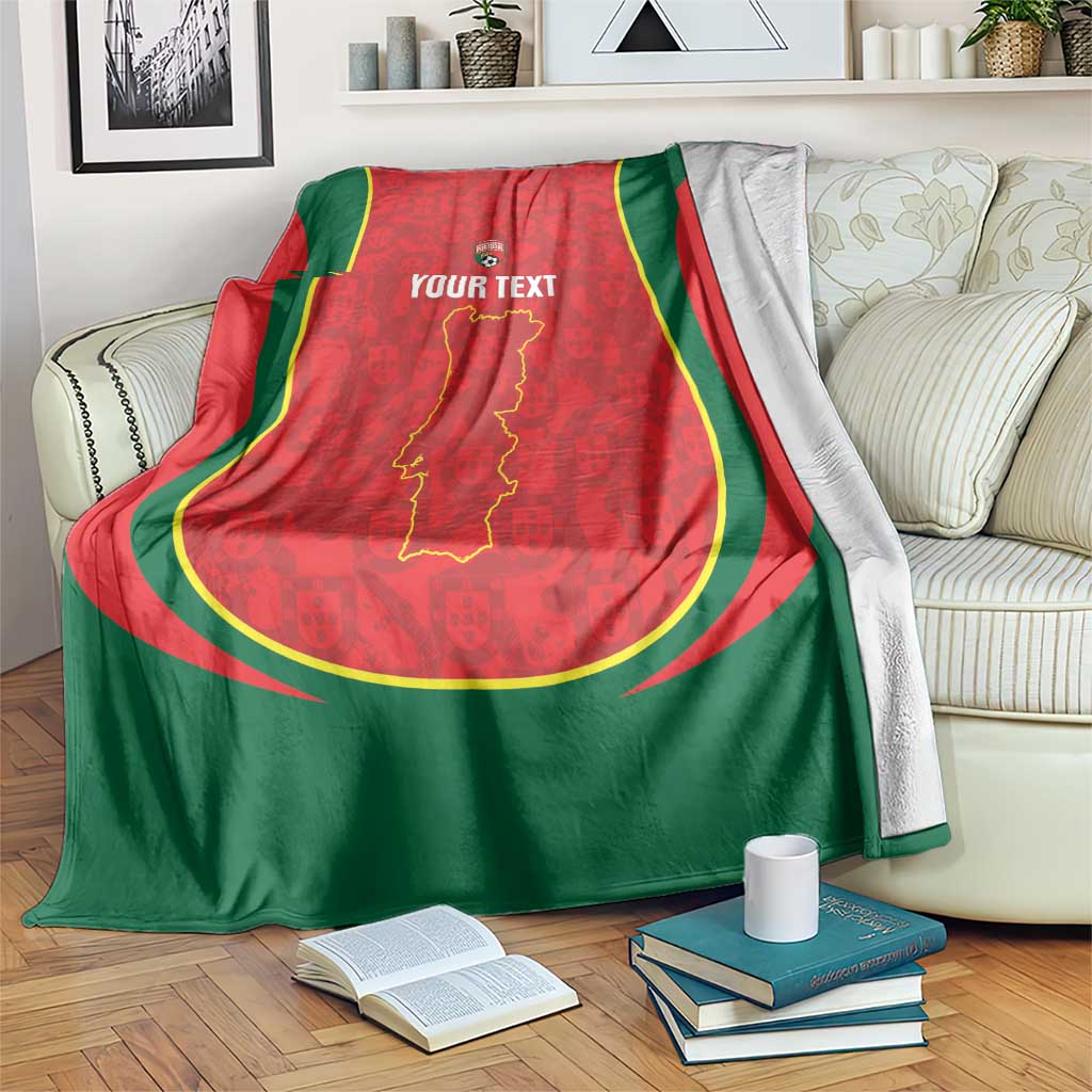 Custom Portugal Football Blanket 2026 Come On Selecao das Quinas - Red - Wonder Print Shop