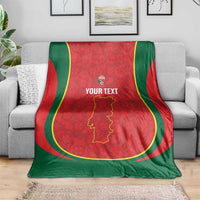 Custom Portugal Football Blanket 2026 Come On Selecao das Quinas - Red - Wonder Print Shop