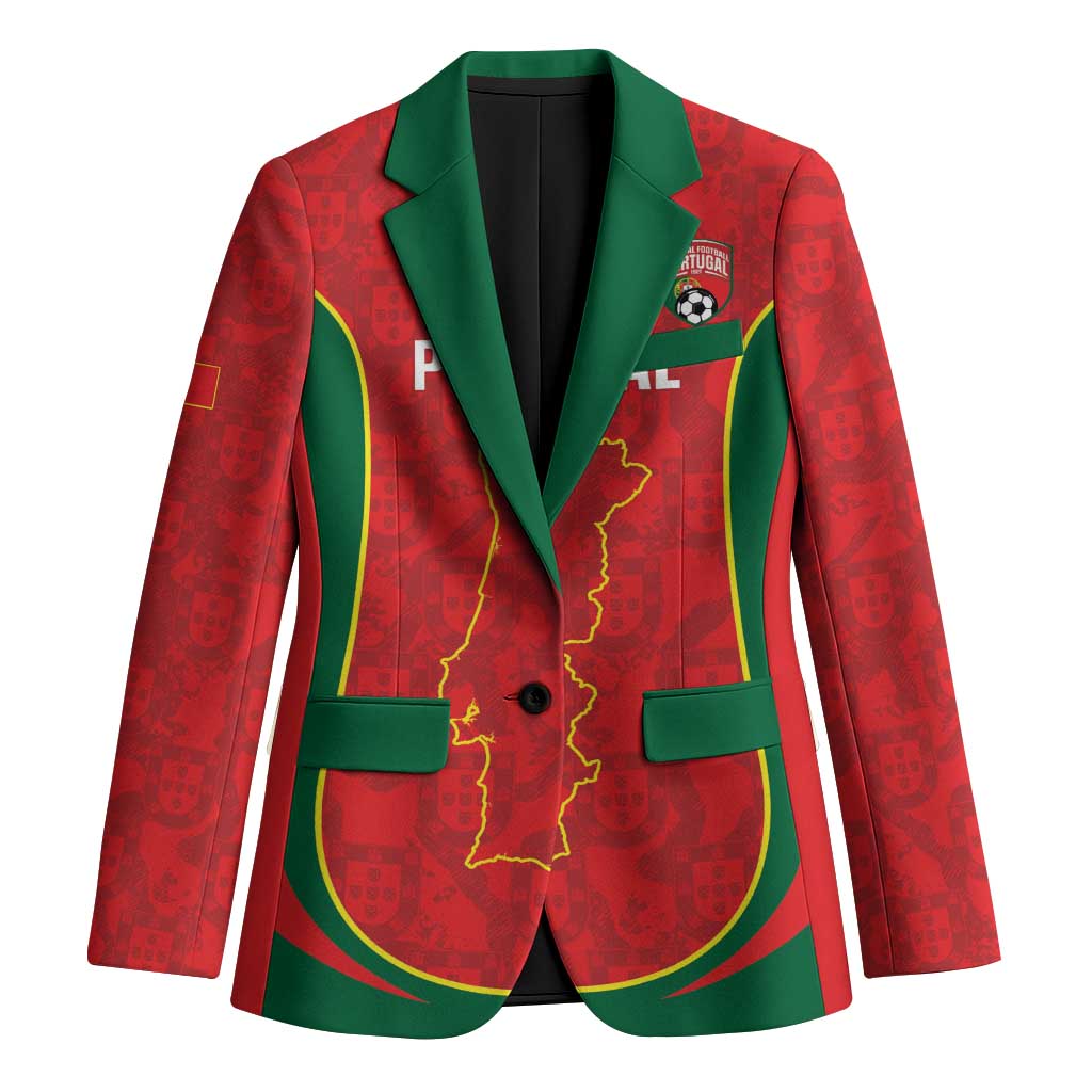 Custom Portugal Football Blazer 2026 Come On Selecao das Quinas - Red - Wonder Print Shop