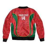 Custom Portugal Football Bomber Jacket 2026 Come On Selecao das Quinas - Red - Wonder Print Shop