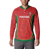 Custom Portugal Football Button Sweatshirt 2026 Come On Selecao das Quinas - Red - Wonder Print Shop