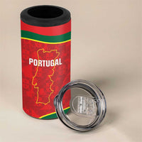 Custom Portugal Football 4 in 1 Can Cooler Tumbler 2026 Come On Selecao das Quinas - Red - Wonder Print Shop