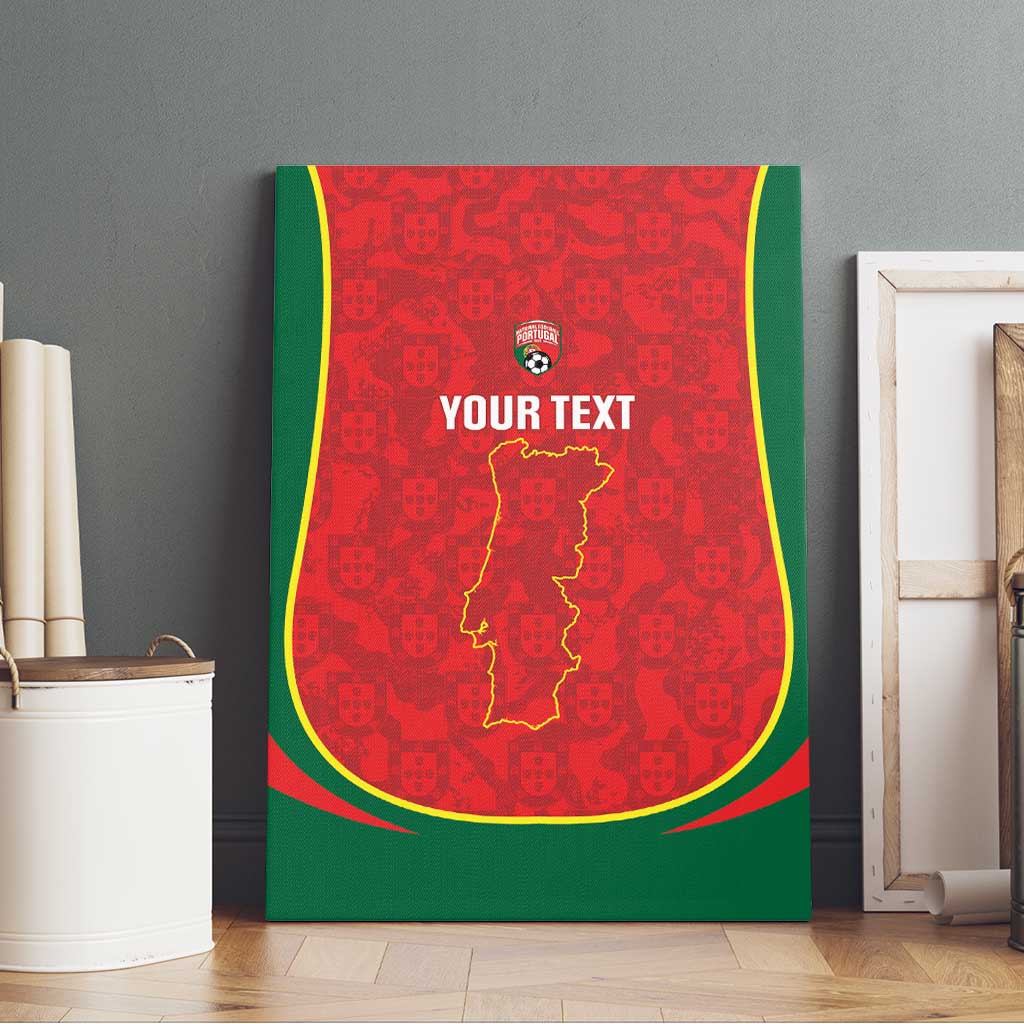 Custom Portugal Football Canvas Wall Art 2026 Come On Selecao das Quinas - Red - Wonder Print Shop