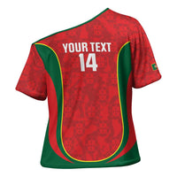 Custom Portugal Football Cross Shoulder Shirt 2026 Come On Selecao das Quinas - Red - Wonder Print Shop
