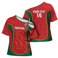 Custom Portugal Football Cross Shoulder Shirt 2026 Come On Selecao das Quinas - Red - Wonder Print Shop