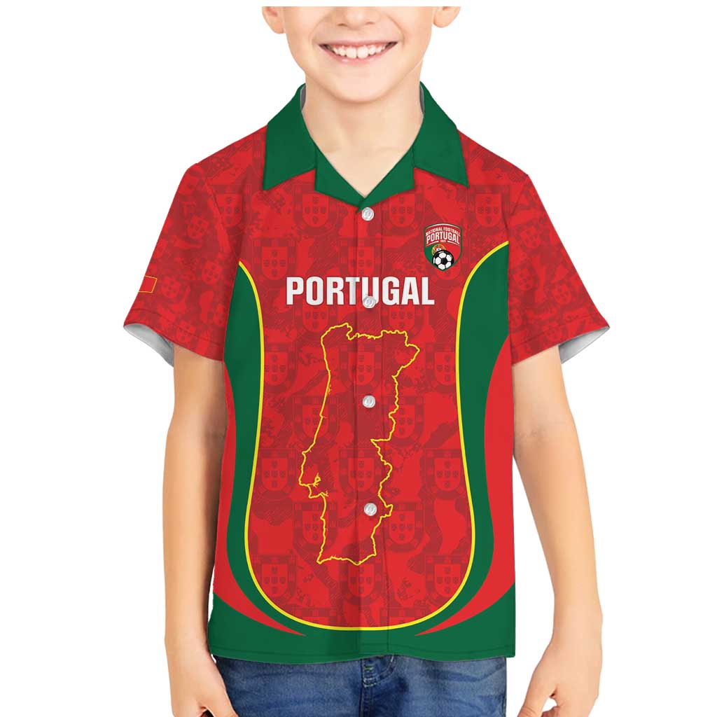 Custom Portugal Football Family Matching Mermaid Dress and Hawaiian Shirt 2026 Come On Selecao das Quinas - Red - Wonder Print Shop