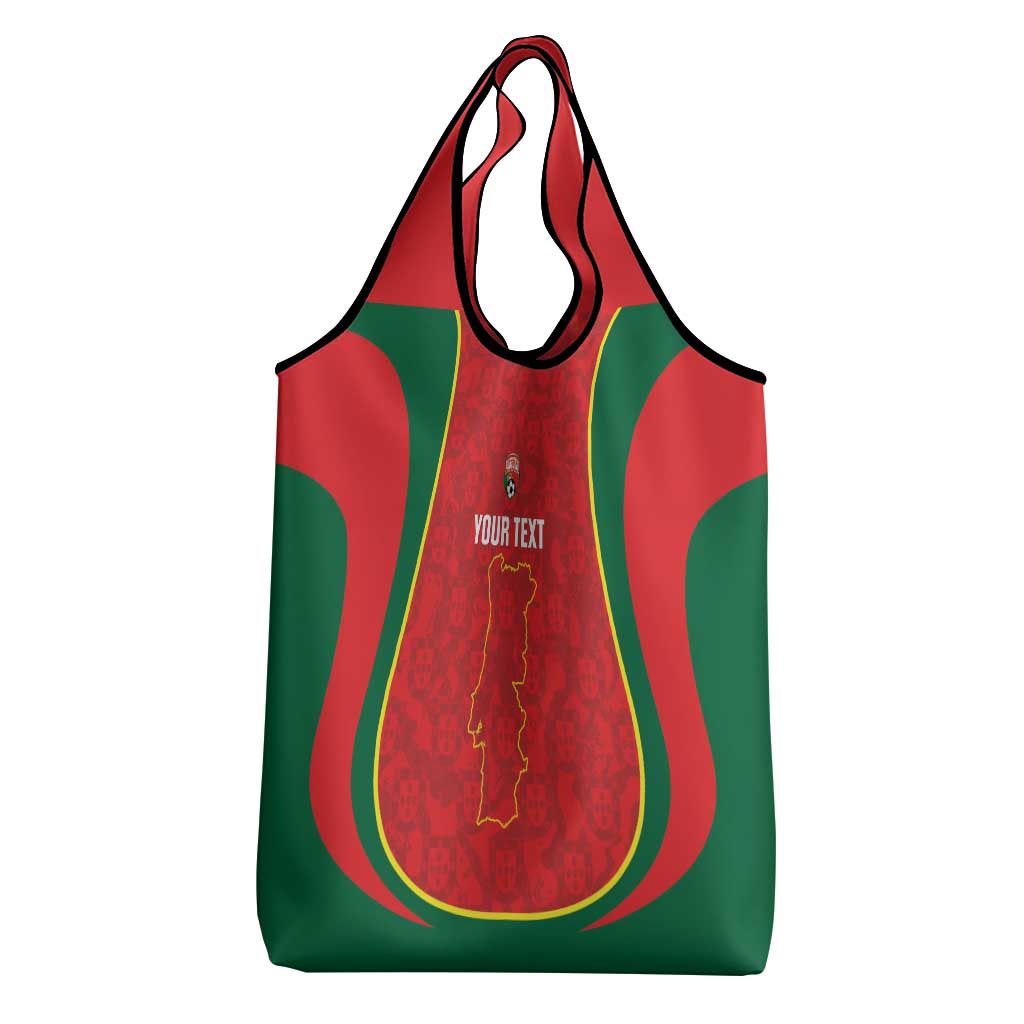 Custom Portugal Football Grocery Bag 2026 Come On Selecao das Quinas - Red - Wonder Print Shop