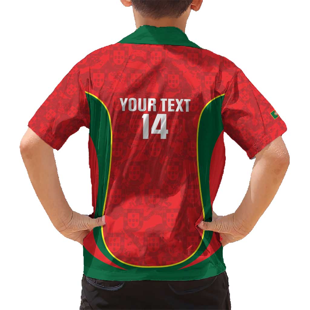 Custom Portugal Football Hawaiian Shirt 2026 Come On Selecao das Quinas - Red - Wonder Print Shop