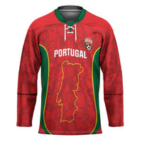Custom Portugal Football Hockey Jersey 2026 Come On Selecao das Quinas - Red - Wonder Print Shop