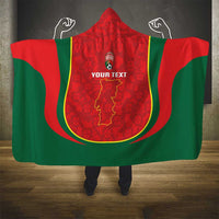 Custom Portugal Football Hooded Blanket 2026 Come On Selecao das Quinas - Red - Wonder Print Shop