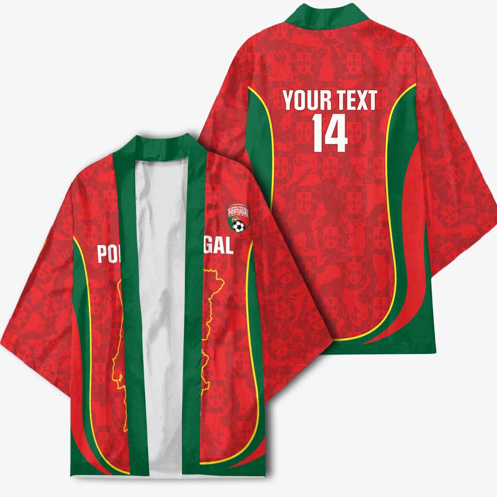 Custom Portugal Football Kimono 2026 Come On Selecao das Quinas - Red - Wonder Print Shop