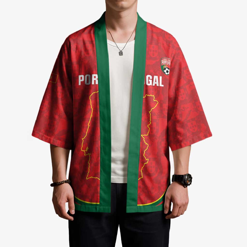 Custom Portugal Football Kimono 2026 Come On Selecao das Quinas - Red - Wonder Print Shop