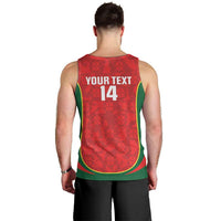 Custom Portugal Football Men Tank Top 2026 Come On Selecao das Quinas - Red - Wonder Print Shop