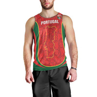 Custom Portugal Football Men Tank Top 2026 Come On Selecao das Quinas - Red - Wonder Print Shop